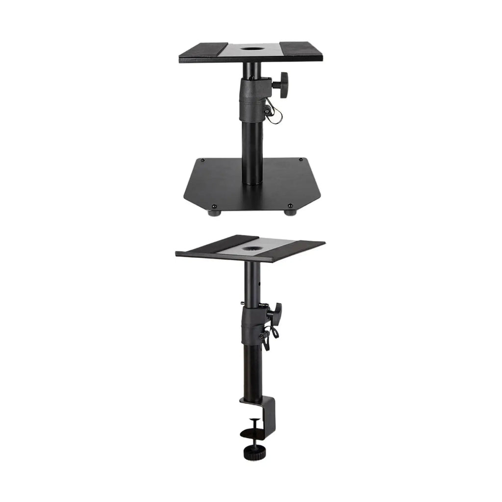 Speaker Stand Steel Adjustable Height Studio Monitor Stand Speaker Holder for Music Studio Surrounds Sound Bookshelf Speakers