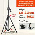 Professional Hand Crank Lifting Speaker Stand Metal Floor Tripod Speaker Rack Adjustable Height Stage Wedding Audio Support Brac