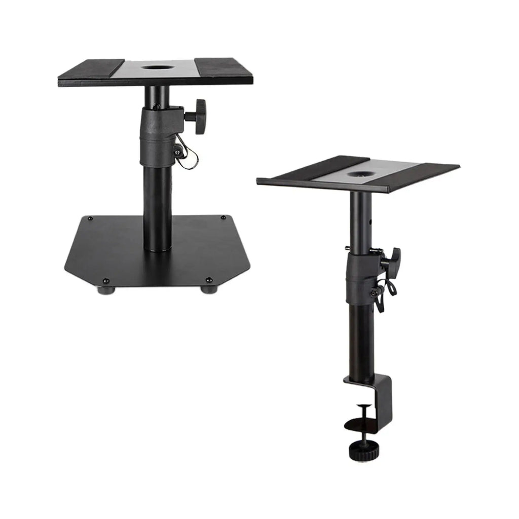 Speaker Stand Steel Adjustable Height Studio Monitor Stand Speaker Holder for Music Studio Surrounds Sound Bookshelf Speakers