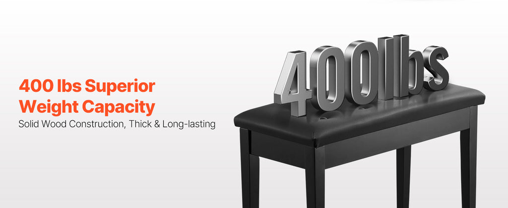 SucceBuy Piano Use Chair, Piano Bench with High-Density Padded Cushion & Storage Compartment Wooden Piano Bookcase Stool Seat